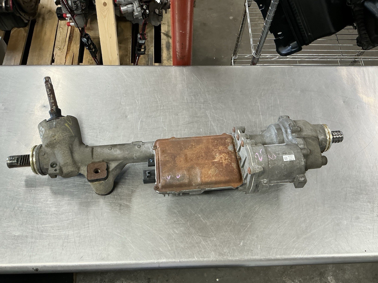 2015-2017 Ford F150 OEM POWER STEERING RACK & PINION Gl34-3D070-DD #303 2015-2017 Ford F150 OEM POWER STEERING RACK & PINION Gl34-3D070-DD #303