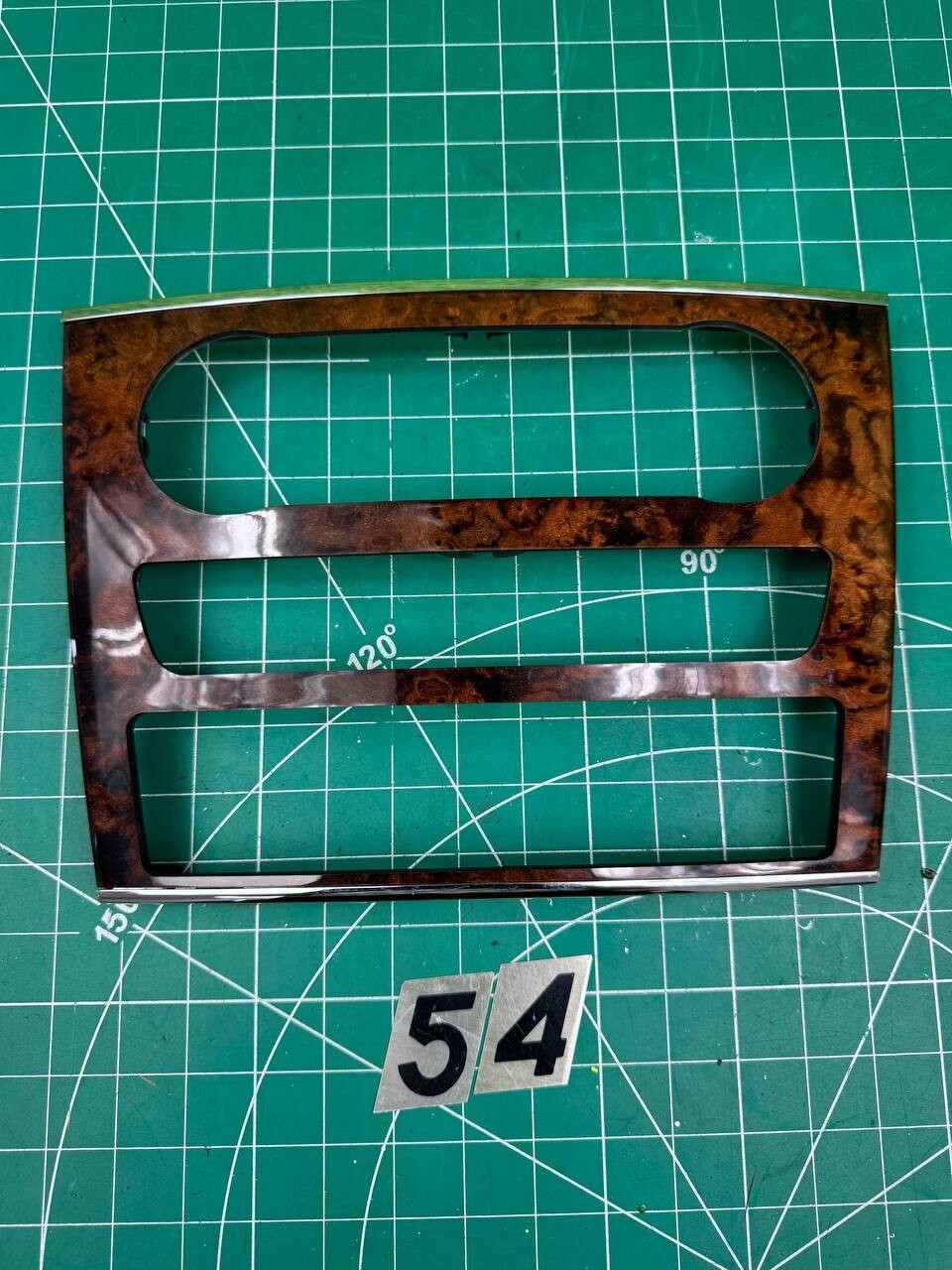 07-12 MERCEDES X164 W164 GL450 ML450 CENTER CONSOLE WOOD GRAIN TRIM BEZEL OEM 07-12 MERCEDES X164 W164 GL450 ML450 CENTER CONSOLE WOOD GRAIN TRIM BEZEL OEM