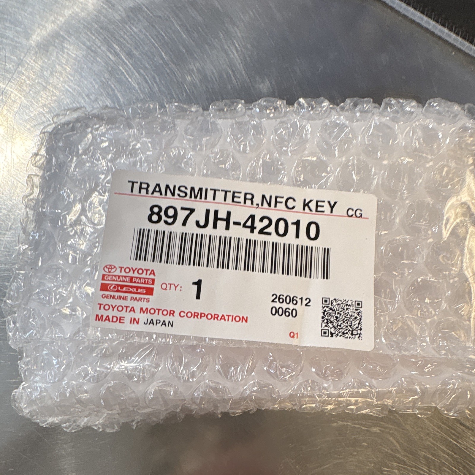 Toyota Rav4 2026 NFC Key Card ID Fob OEM BRAND NEW PART. Part #897JH-42010