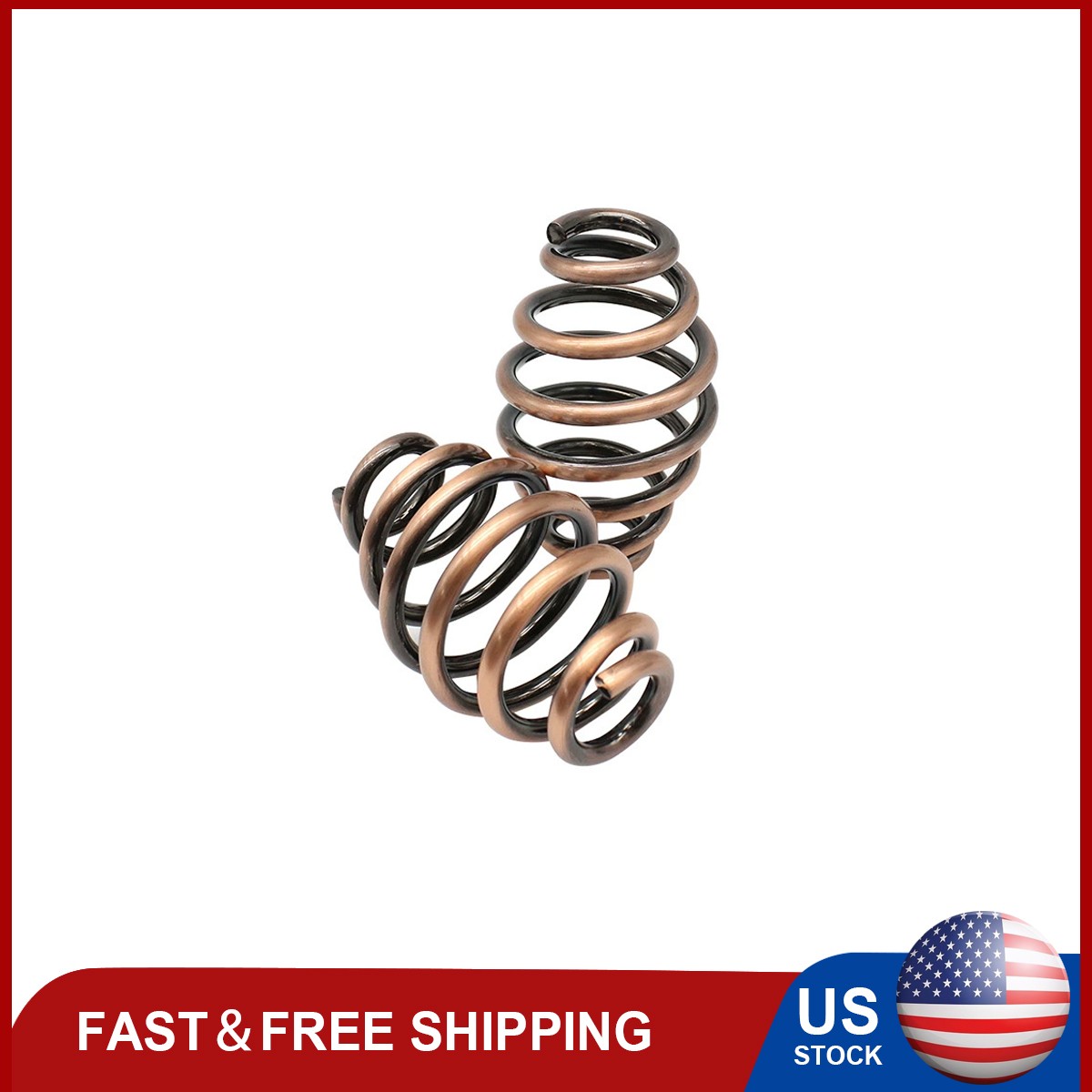 Motorcycle Custom Pair Solo Seat 3Inch Chrome Springs For Harley Bobber Hardtail