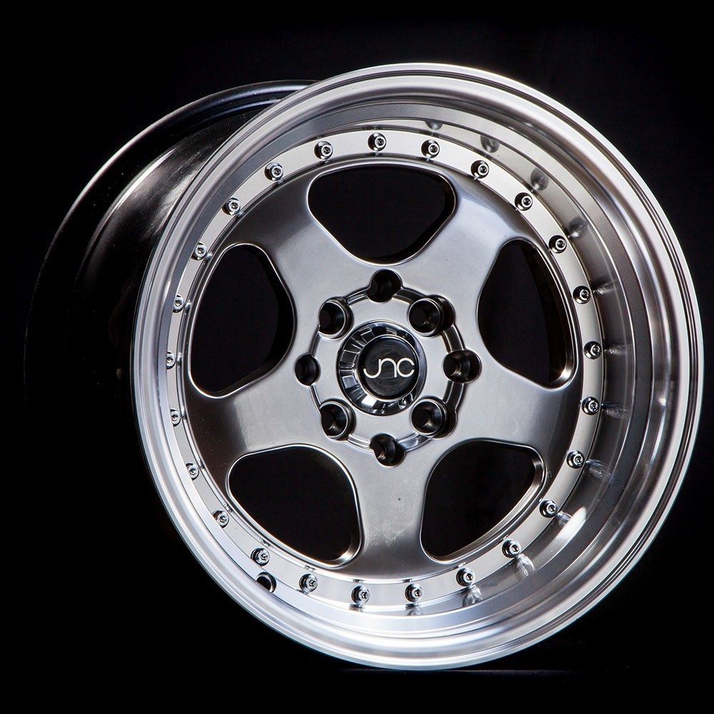 JNC Wheels Rim JNC010 Gunmetal Machined Lip 17X8 5X114.3 ET30
