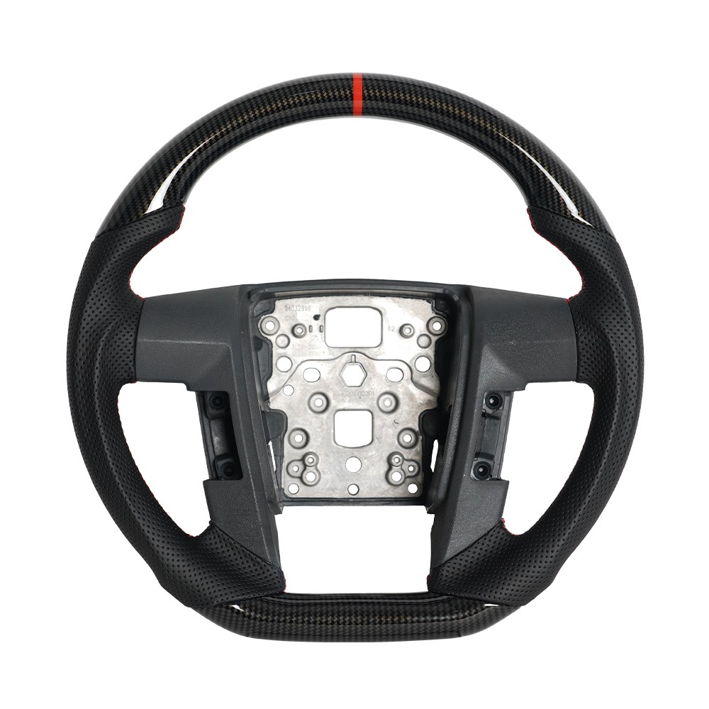 Hydro Dip Carbon Fiber Sports Flat Steering Wheel for Ford F150 SVT 2009-2014