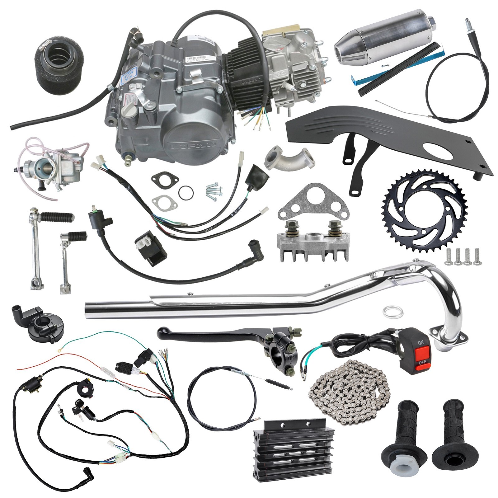 Racing Lifan 140cc Engine Motor Kit for CRF50 CT70 CT90 CT110 YX140 Trail Bike