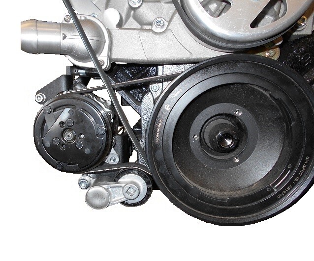 Dirty Dingo LS Pass Side Low Mount AC Bracket SD7B10 Dirty Dingo LS Pass Side Low Mount AC Bracket SD7B10