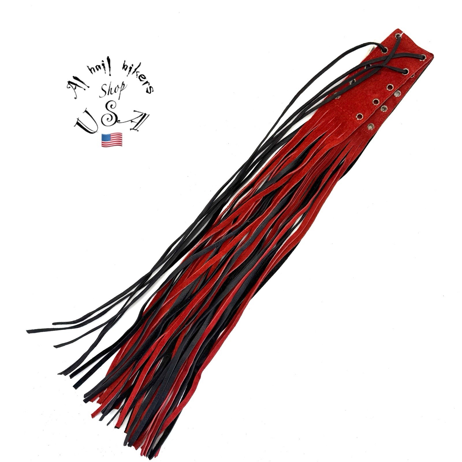 Motorcycle Red/Black Brake Clutch Lever Covers, Natural Leather, Fringed Motorcycle Red/Black Brake Clutch Lever Covers, Natural Leather, Fringed