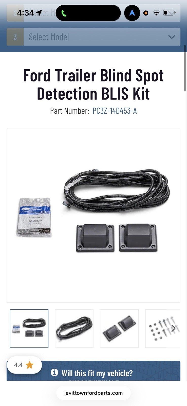 Ford Super Duty 2023-2027 Trailer BLIS Kit PC3Z-14D453-A Ford Super Duty 2023-2027 Trailer BLIS Kit PC3Z-14D453-A