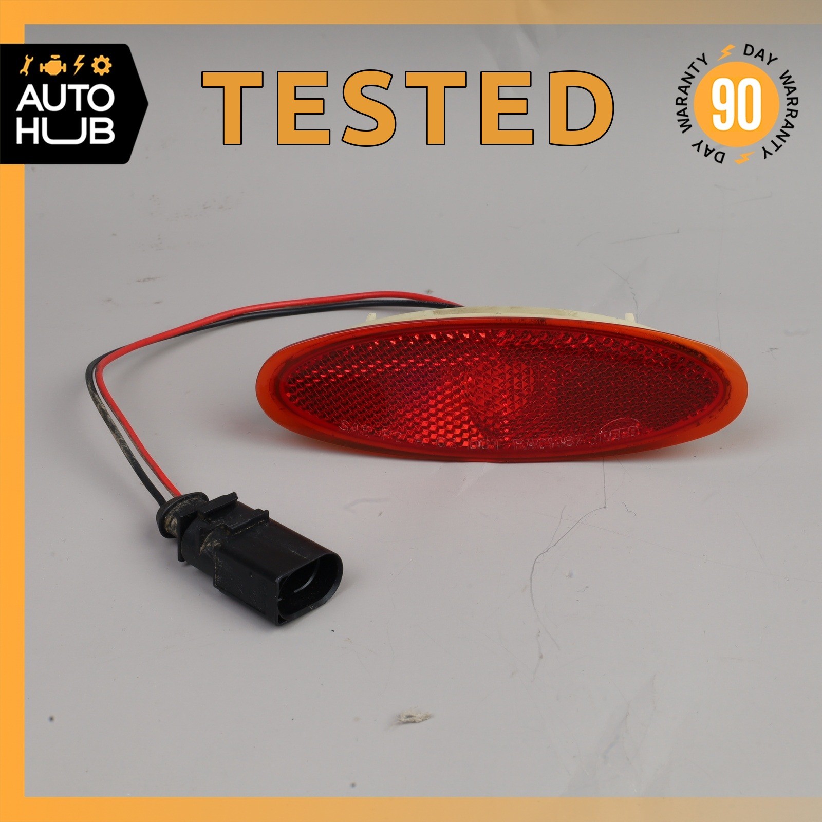08-13 Bentley Continental GT GTC Flying Spur Rear Left Side Marker Light OEM 08-13 Bentley Continental GT GTC Flying Spur Rear Left Side Marker Light OEM