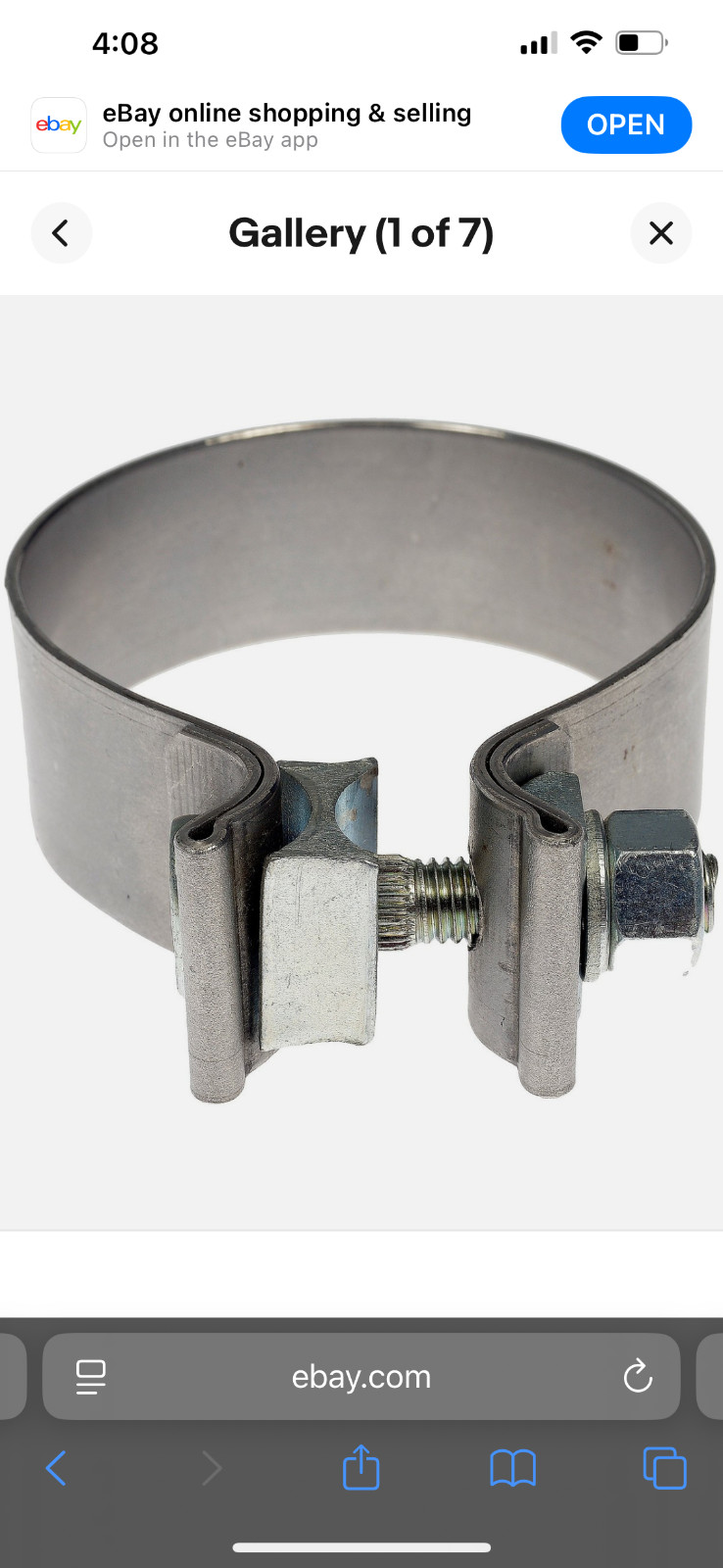 DORMAN 903-308 Exhaust Pipe Clamp For Select 01-13 Chevrolet GMC Models