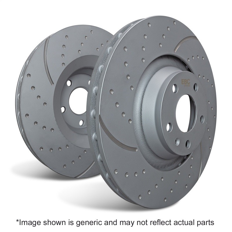 EBC 3GD Series Sport Slotted Front Rotors for Honda CR-V & Accord (GD7116)