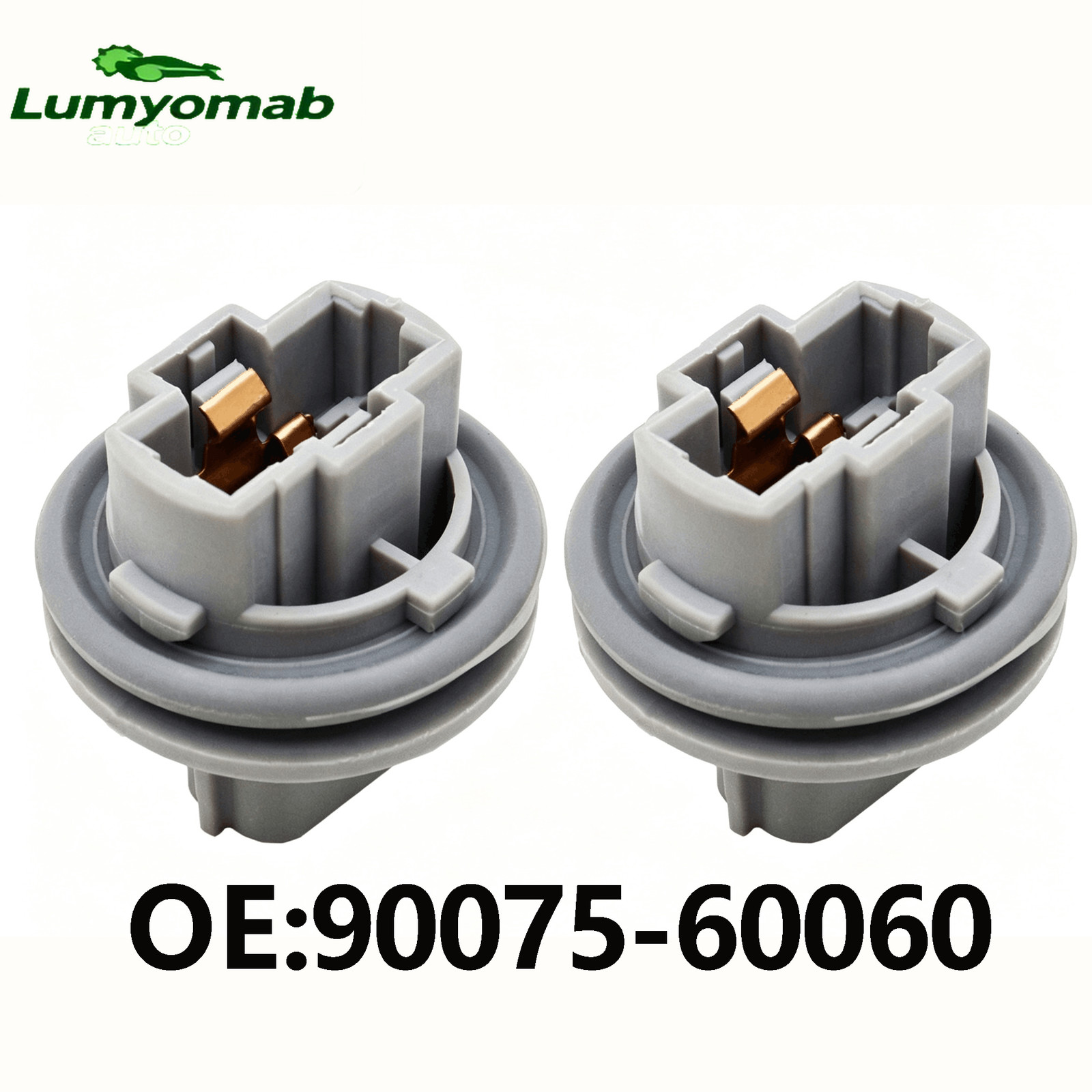 2Pc Front Turn Signal Light Bulb Socket Fit Toyota Tacoma Tundra SR5 90075-60060