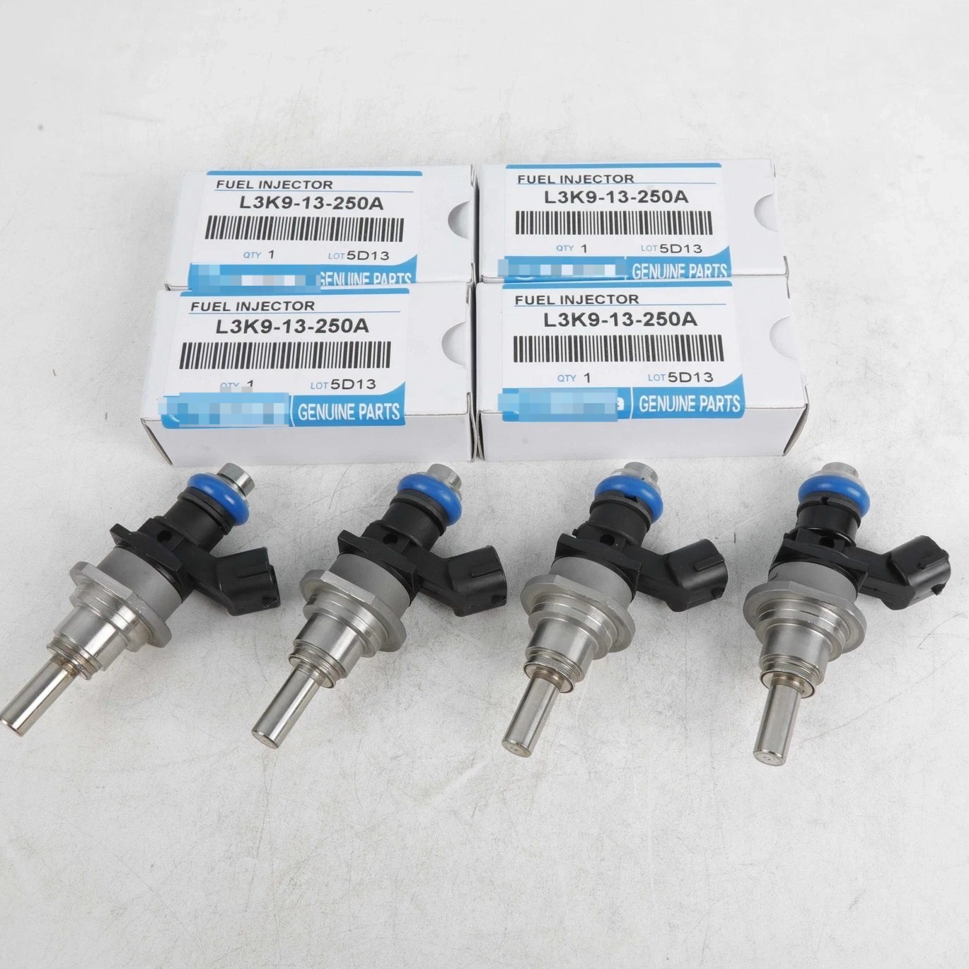 4PCS For Speed 3 6 CX-7 Turbo 2.3L Fuel Injector L3K9-13-250A E7T20171 NEW