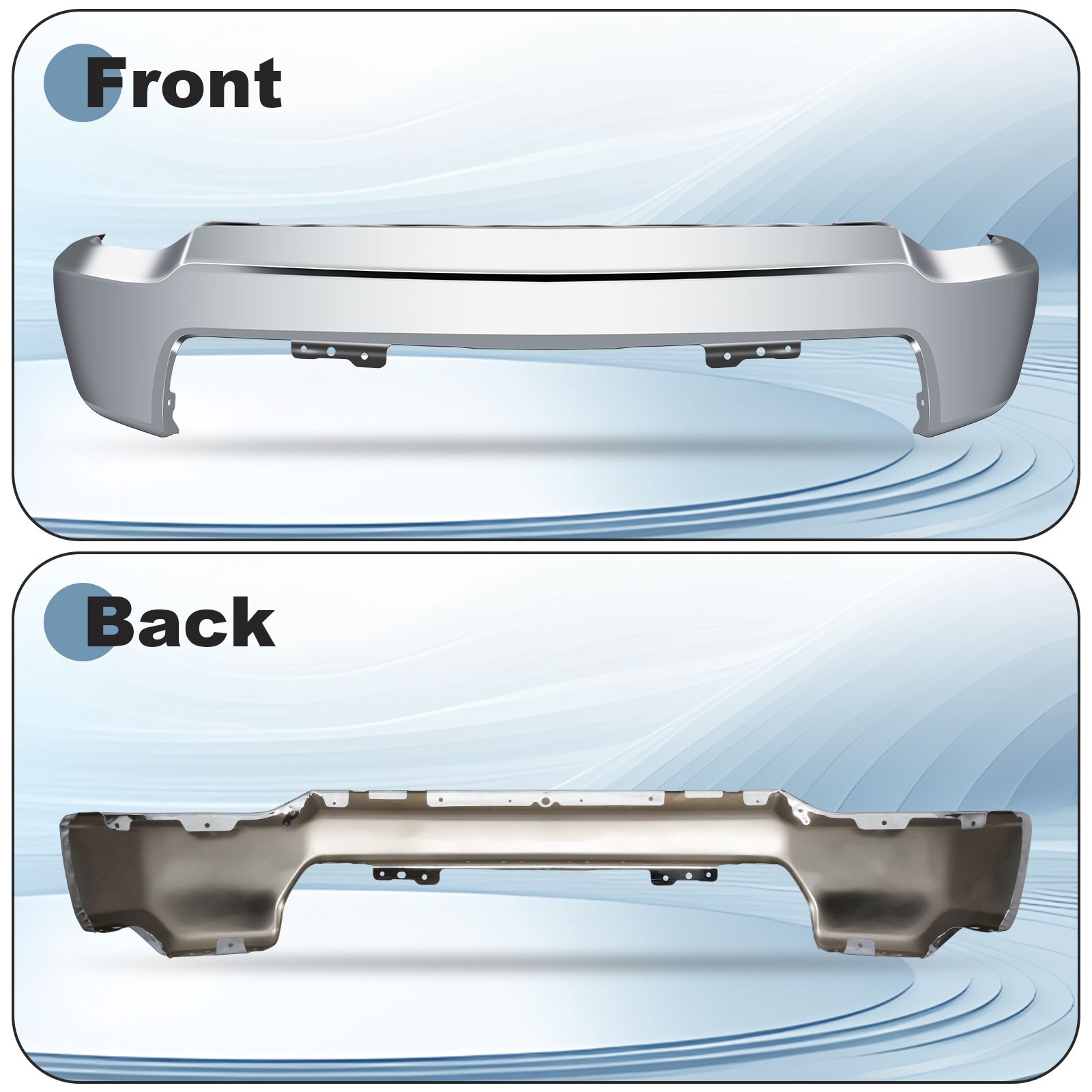 NEW Chrome Steel Front Bumper Face Bar for 2020-2023 Chevy Silverado 2500/3500 NEW Chrome Steel Front Bumper Face Bar for 2020-2023 Chevy Silverado 2500/3500