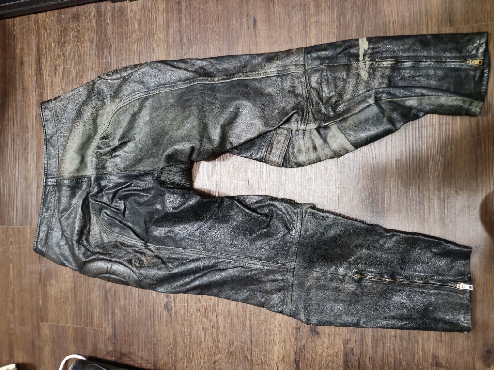 Vintage Rare Hein Gericke Leather Motorcycle Pants Size 34-38\