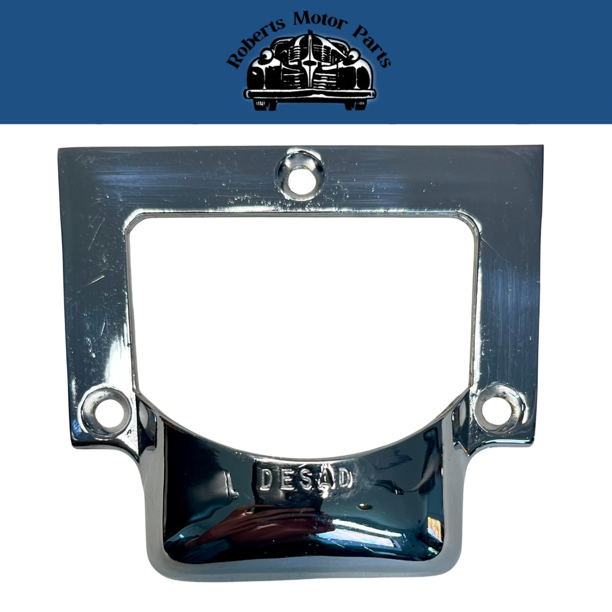 New Old Stock License Plate Lens Bezel for 1949 DeSoto Models