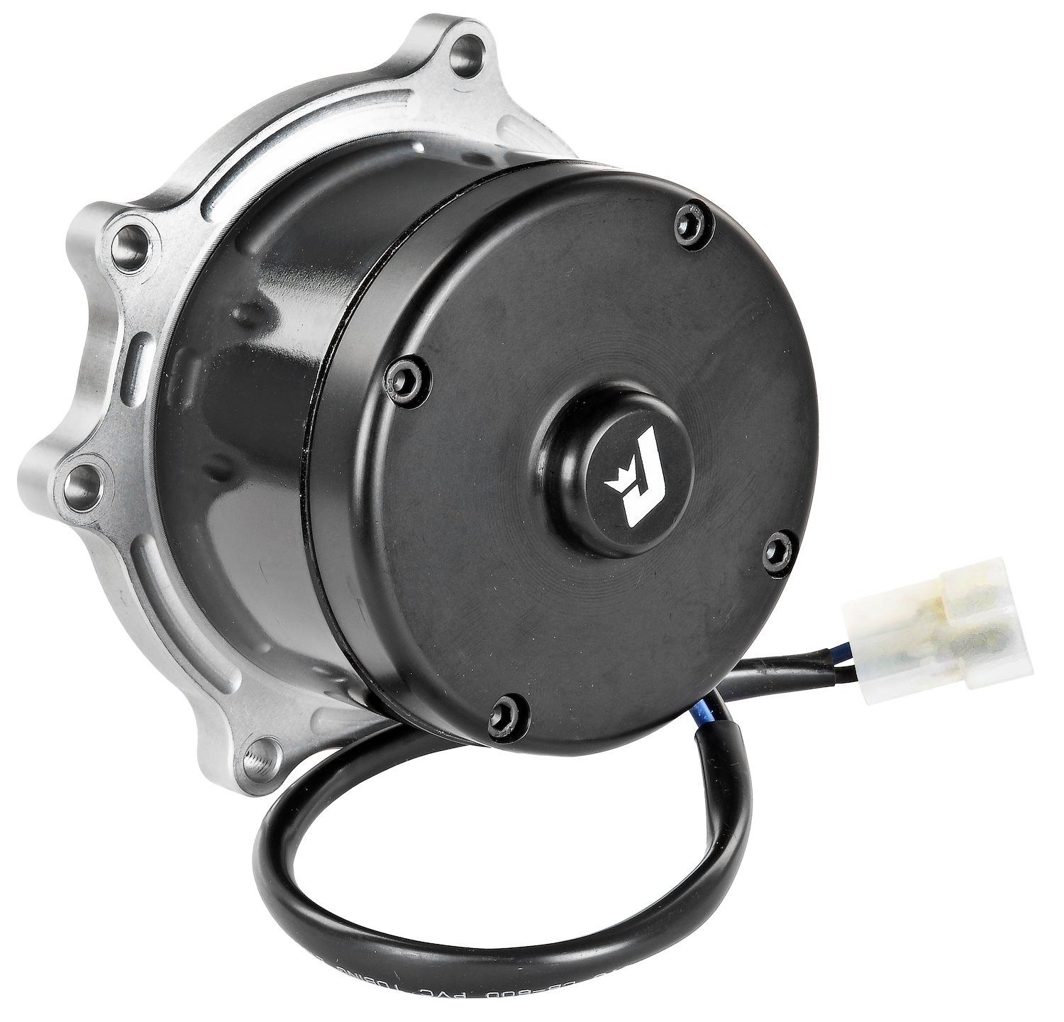 JEGS Electric Water Pump for Chevy/GM LT1 [50 GPM, Black and Clear Anodized]