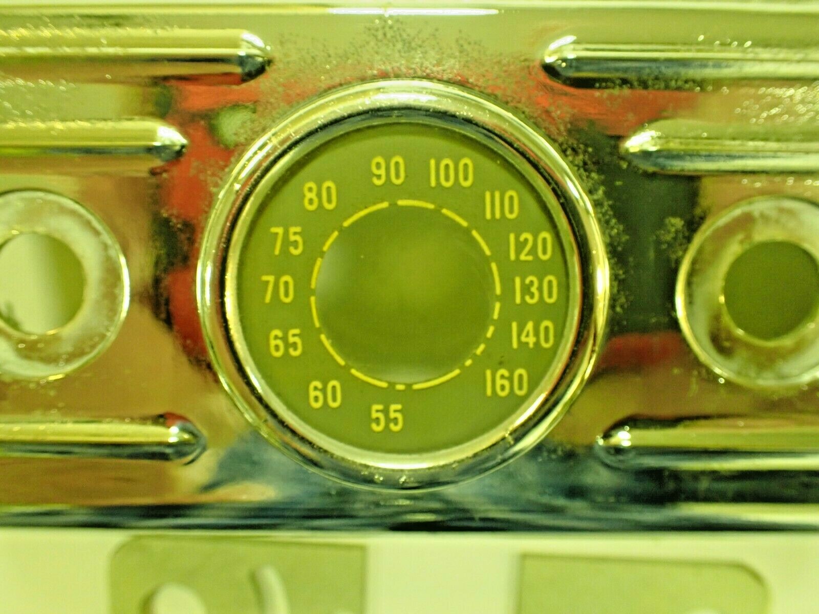 NORS 1941 Chevrolet Aftermarket Chrome Radio Faceplate Bezel Escutcheon W Knobs NORS 1941 Chevrolet Aftermarket Chrome Radio Faceplate Bezel Escutcheon W Knobs