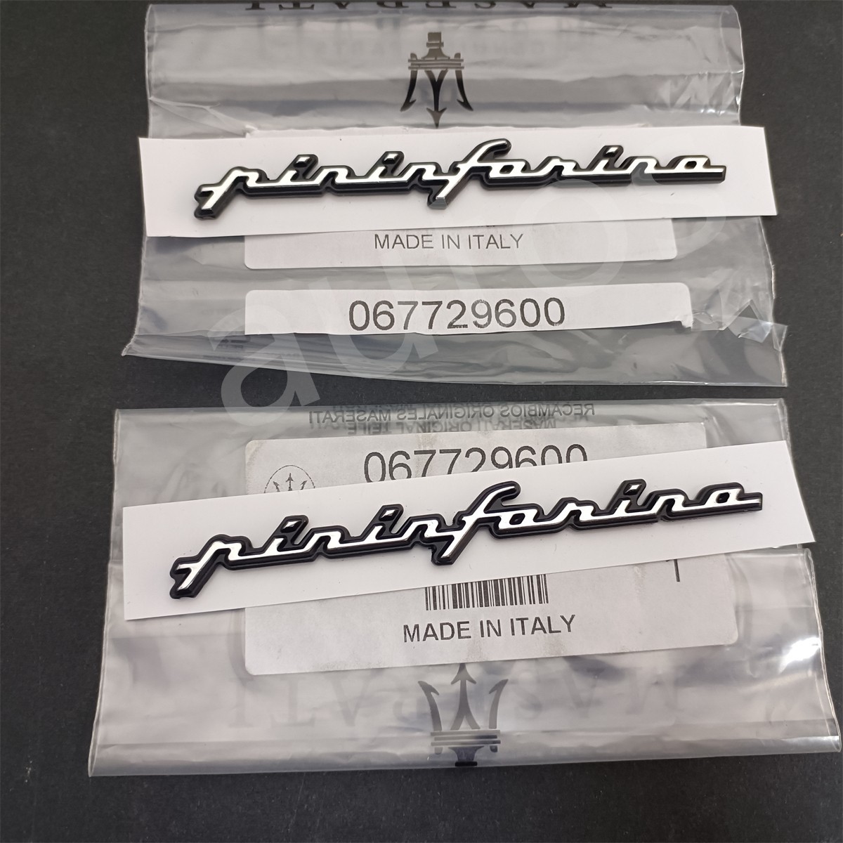 Maserati Pininifarina Badge Inscription GranCabrio GranTurismo Set 67729600