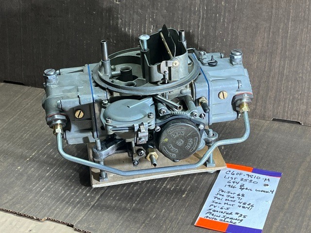 Holley Ford 600CFM Carburetor C6OF-9510-M Just Rebuilt Holley Ford 600CFM Carburetor C6OF-9510-M Just Rebuilt