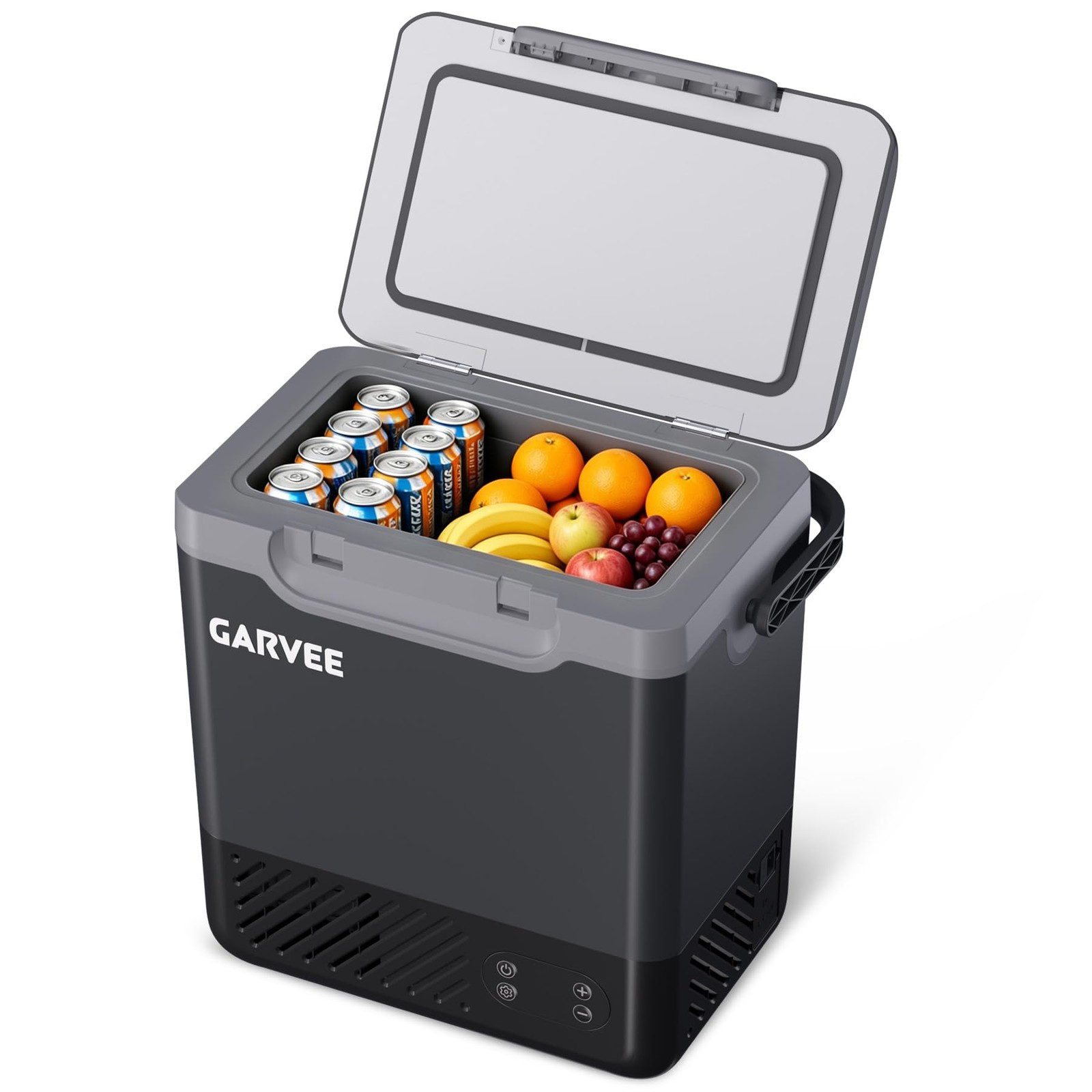 12L Car Fridge Freezer Compressor -4°F~68°F 3-Way Power Quiet LCD Light Portable