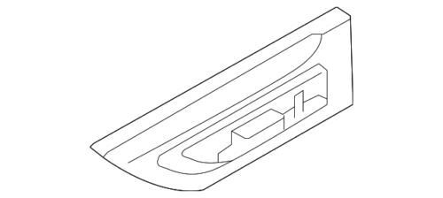 Genuine Kia Trim Molding 87772 B2000 Genuine Kia Trim Molding 87772 B2000