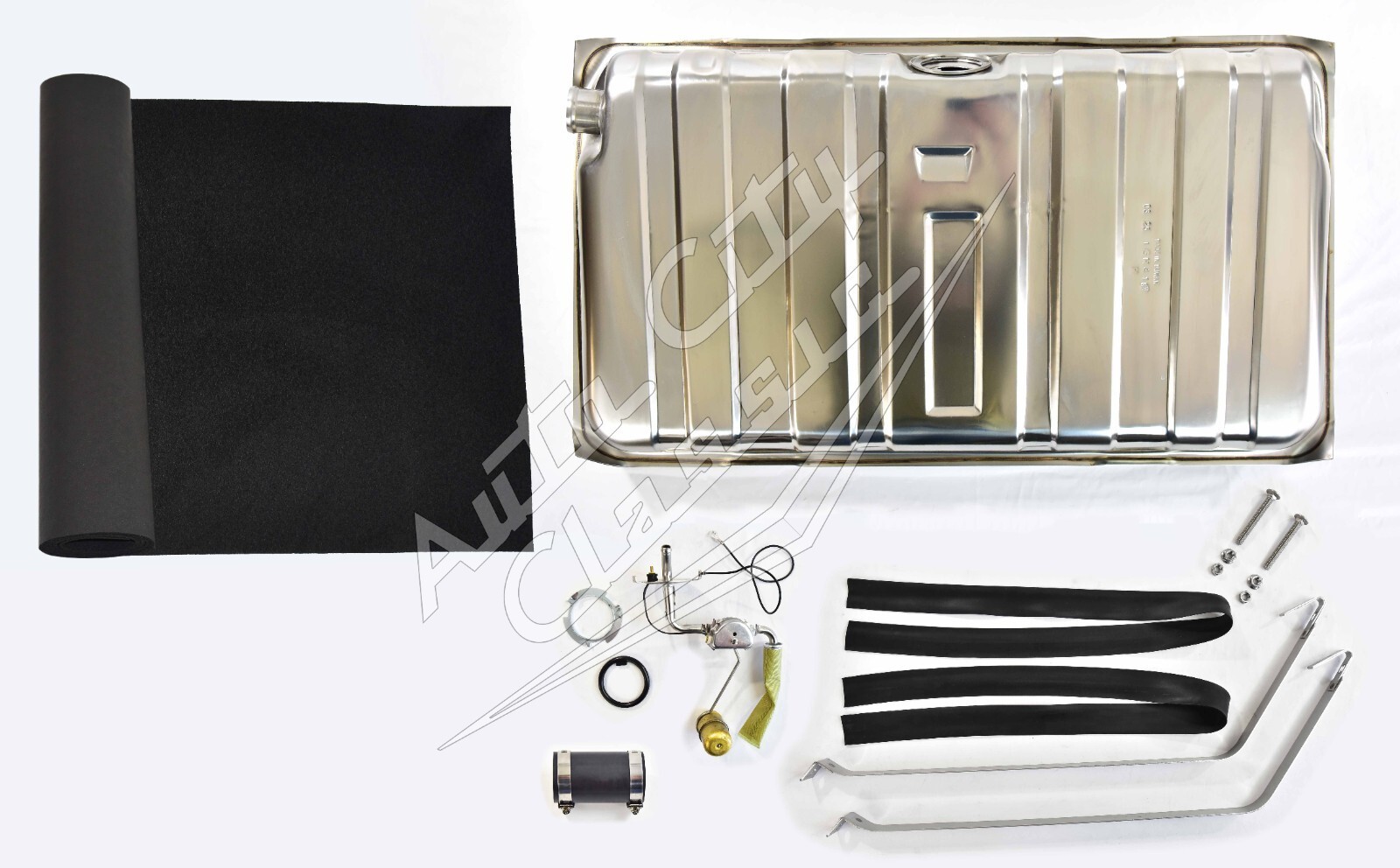 66-67 Chevy II STAINLESS gas tank kit W/ 3/8\