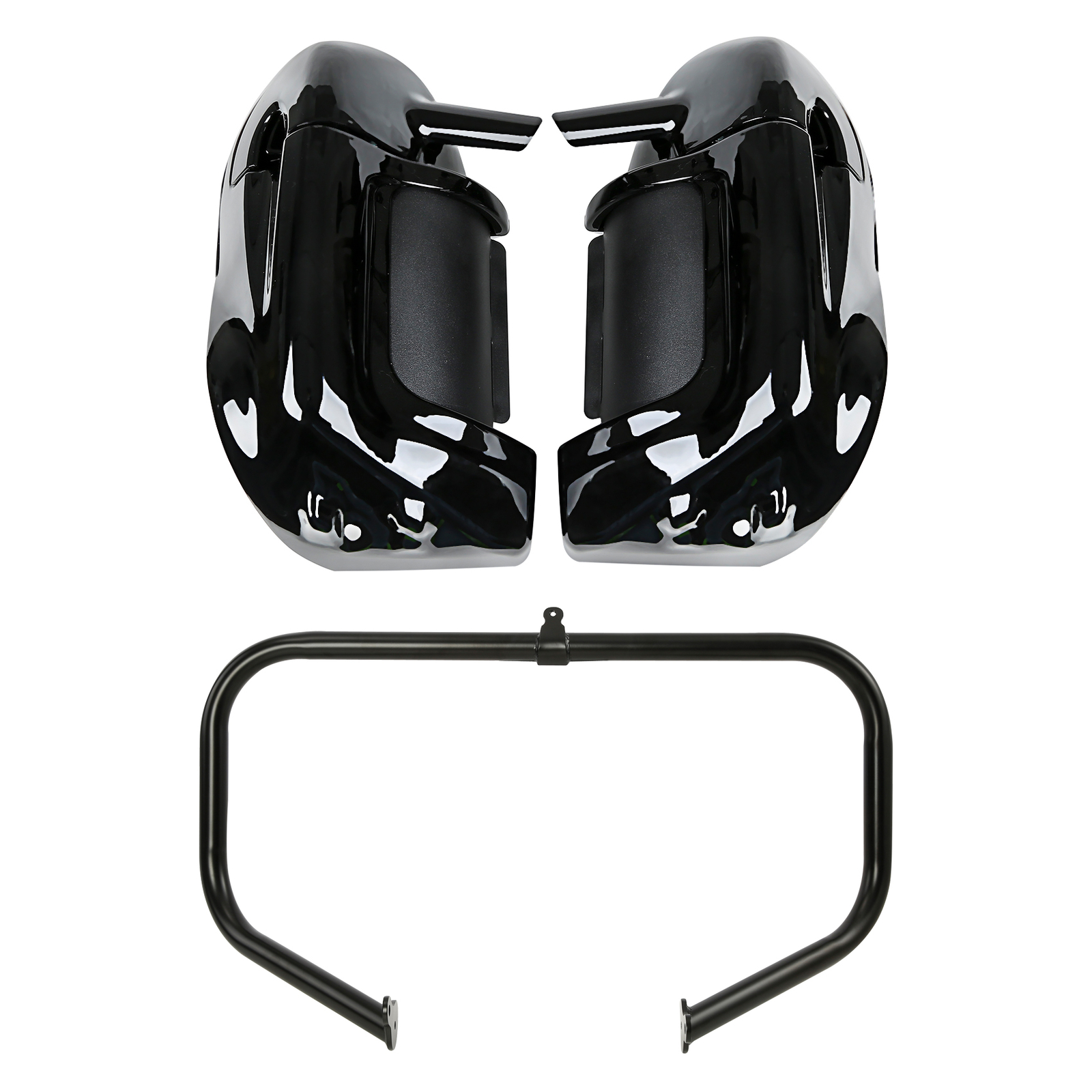 Lower Vented Leg 6.5\'\' Speakers w/ Crash Bar Fit For Harley Touring 2009-2013