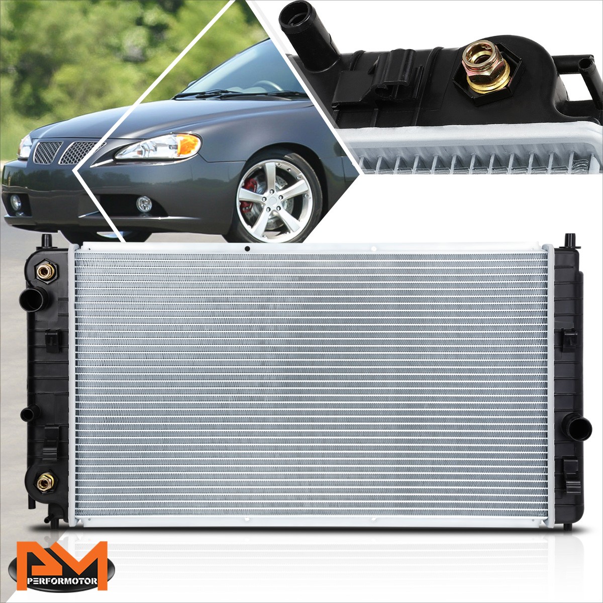 Aluminum OE Factory Radiator for 97-05 Pontiac Grand Am/Chevy Malibu AT DPI-2264 Aluminum OE Factory Radiator for 97-05 Pontiac Grand Am/Chevy Malibu AT DPI-2264