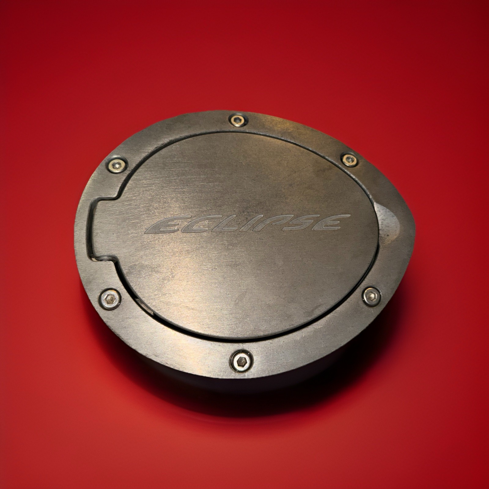 2006-2012 Mitsubishi Eclipse Aluminum Fuel Gas Door Lid Cover OEM 2006-2012 Mitsubishi Eclipse Aluminum Fuel Gas Door Lid Cover OEM