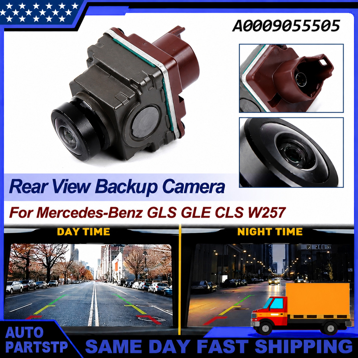 Front Rear 360 View Camera A0009055505 For Mercedes Benz A-Class W177 AMG