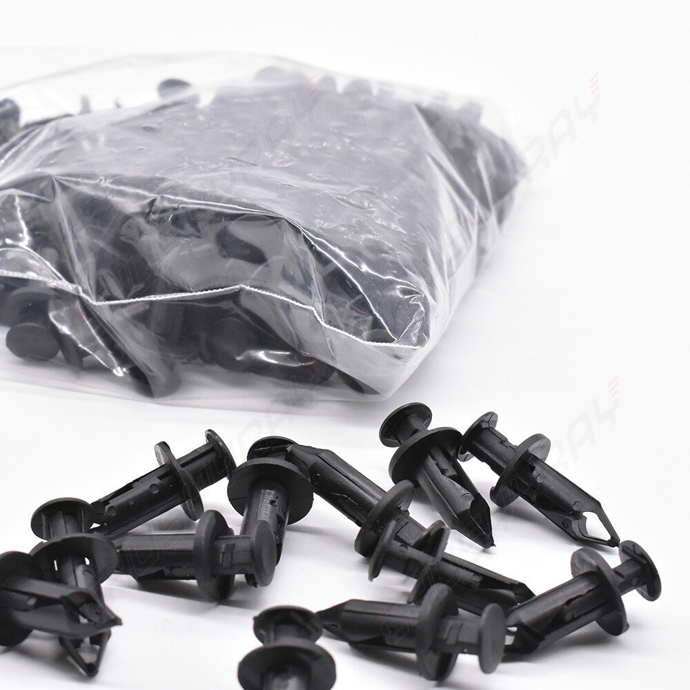 200 PCS Bumper Fender Hood Moulding Side Garnish Grille Retainer Clip For Honda