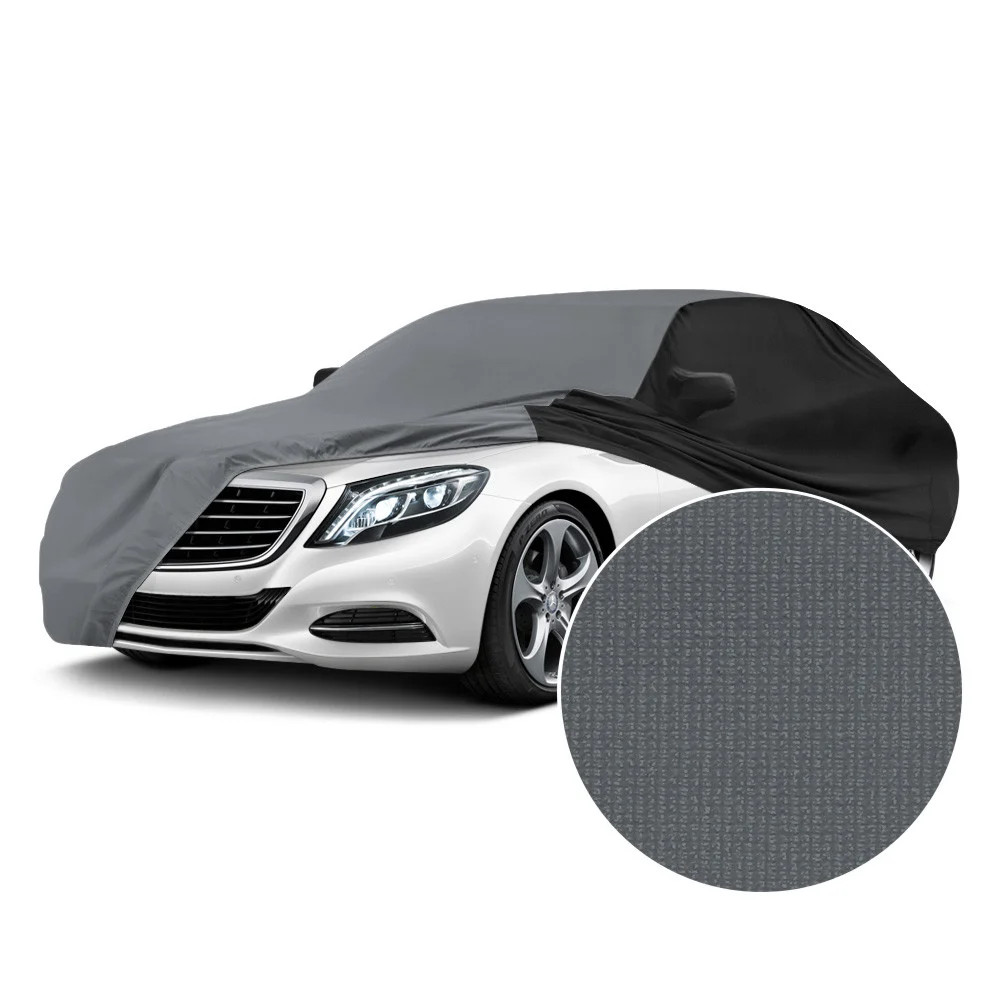 For Ferrari 348 Spider 94-95 Car Cover Satin Stretch Indoor Metallic Gray Custom