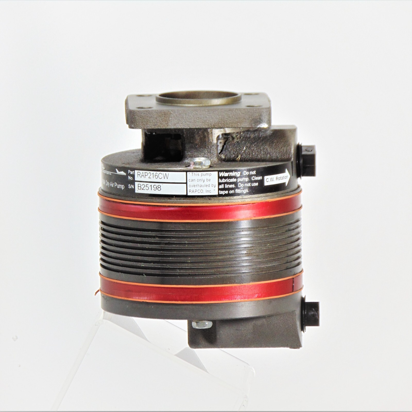 RAPCO P/N RAP216CW DRY AIR PUMP (PN 10-23935) - SOLD FOR CORE ONLY