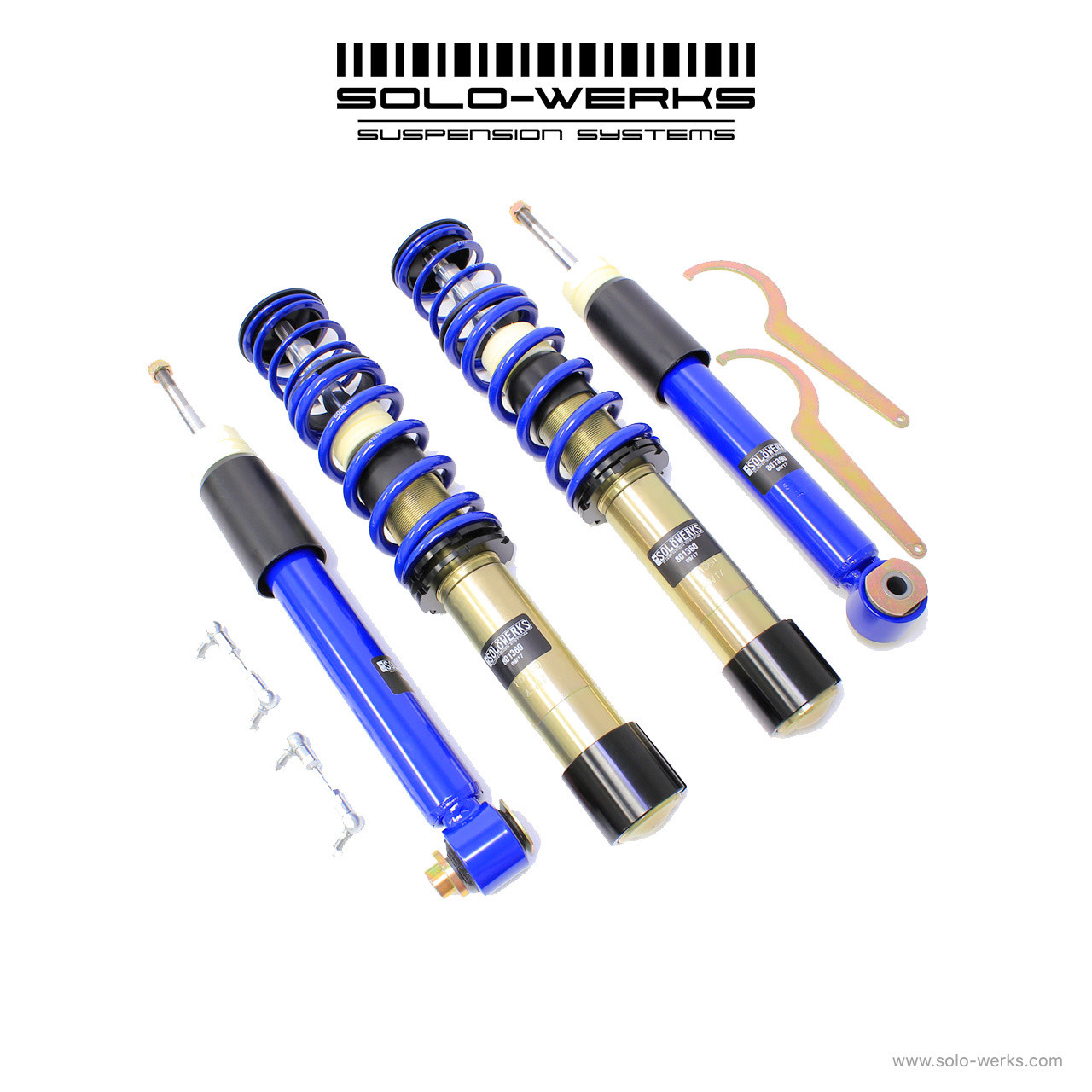 Solo Werks S1 Coilover Kit for BMW 5 Series E61 '04-'10 Wagon w/rear air ride