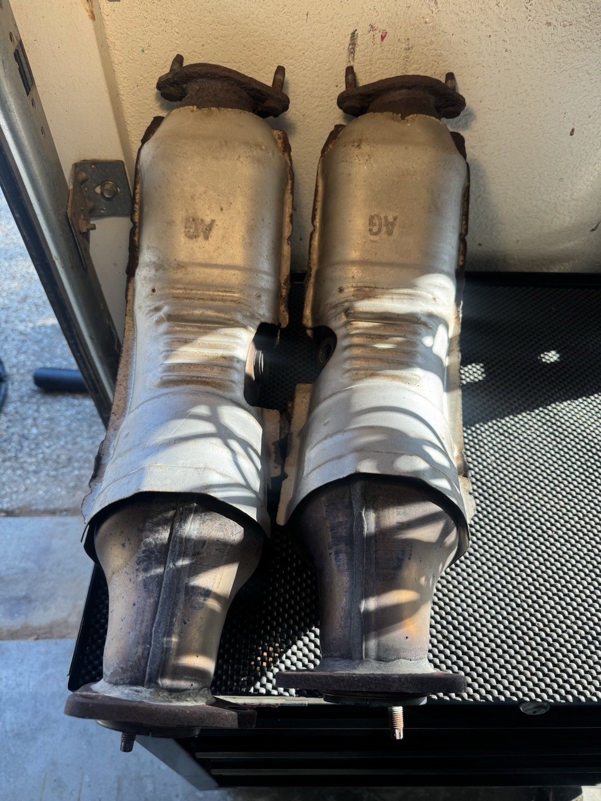 OEM Nissan 370Z Non Sport Stock Catalytic Converters 32k Miles