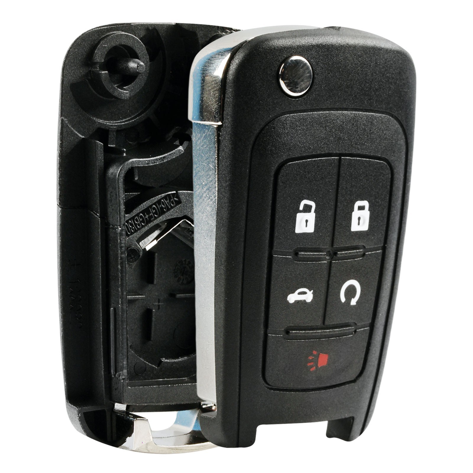 Replacement For 2011 2012 2013 2014 2015 2016 2017 Buick Regal Flip Key Fob Case Replacement For 2011 2012 2013 2014 2015 2016 2017 Buick Regal Flip Key Fob Case