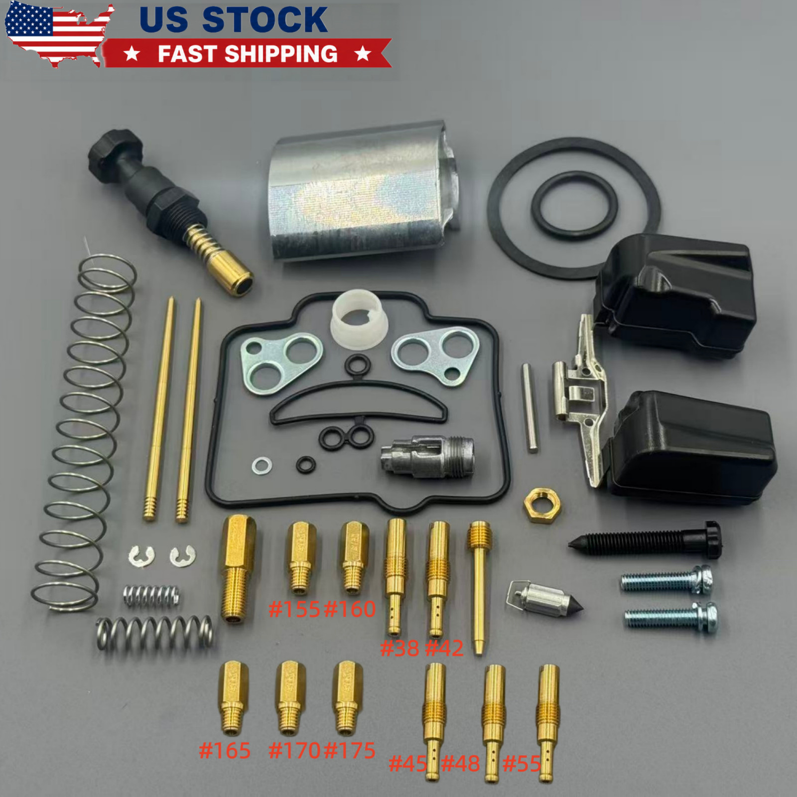 Carburetor Repair Rebuild Parts Kit for Keihin PWK 34mm 35mm 36mm 38mm 40mm 42mm Carburetor Repair Rebuild Parts Kit for Keihin PWK 34mm 35mm 36mm 38mm 40mm 42mm