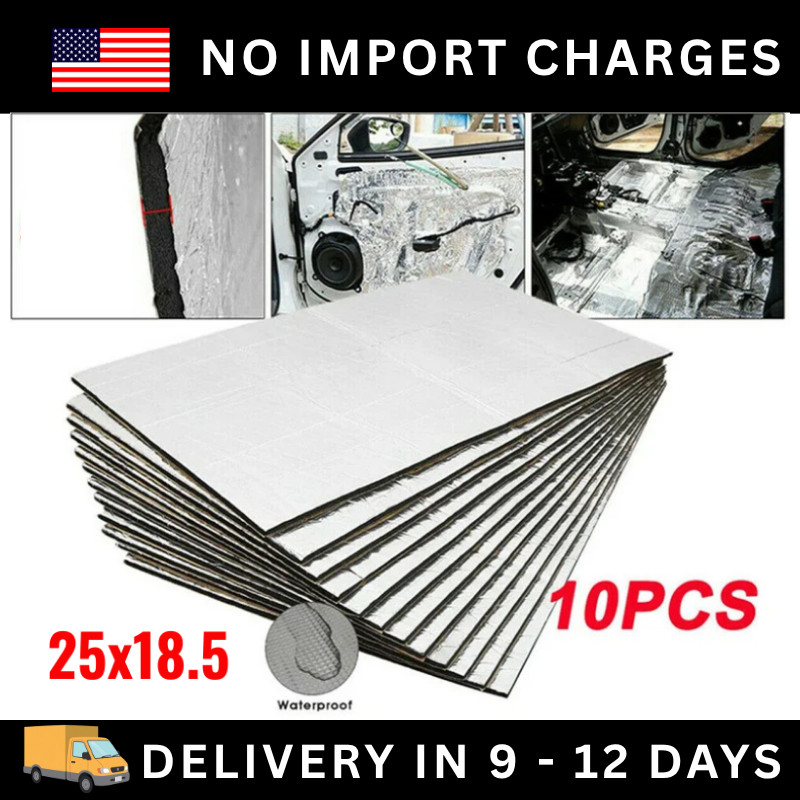 Self-adhesive Sound Deadener Heat Shield Car Firewall Hood Floor Insulation Mat