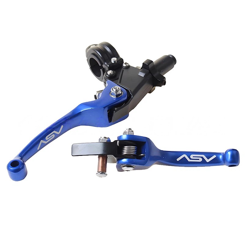 BLUE CNC Heavy Duty Clutch + Brake Lever Set 125cc 150cc PIT PRO TRAIL DIRT BIKE