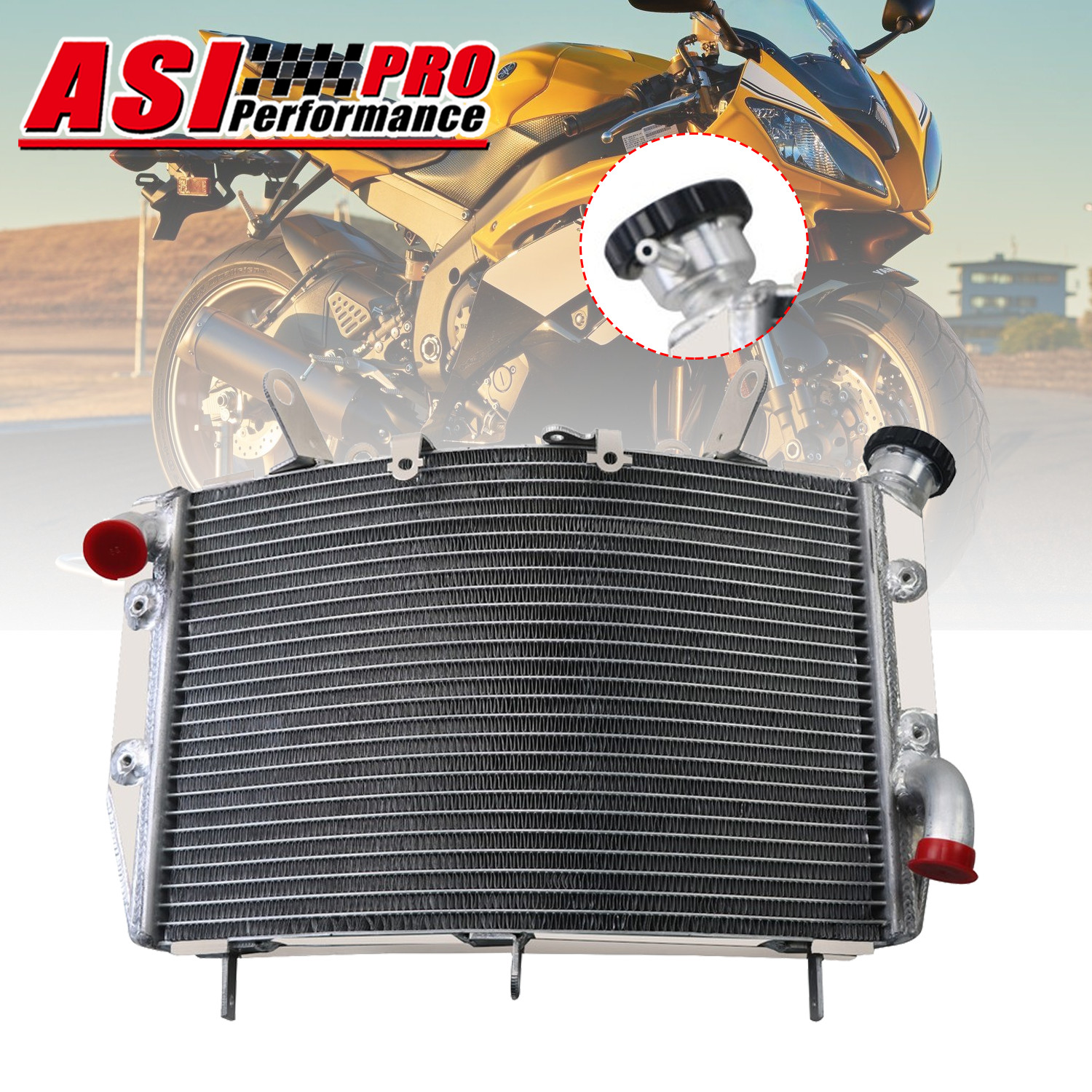 Aluminum Radiator For Yamaha YZF R6 2006-2011 PRC251 NEW