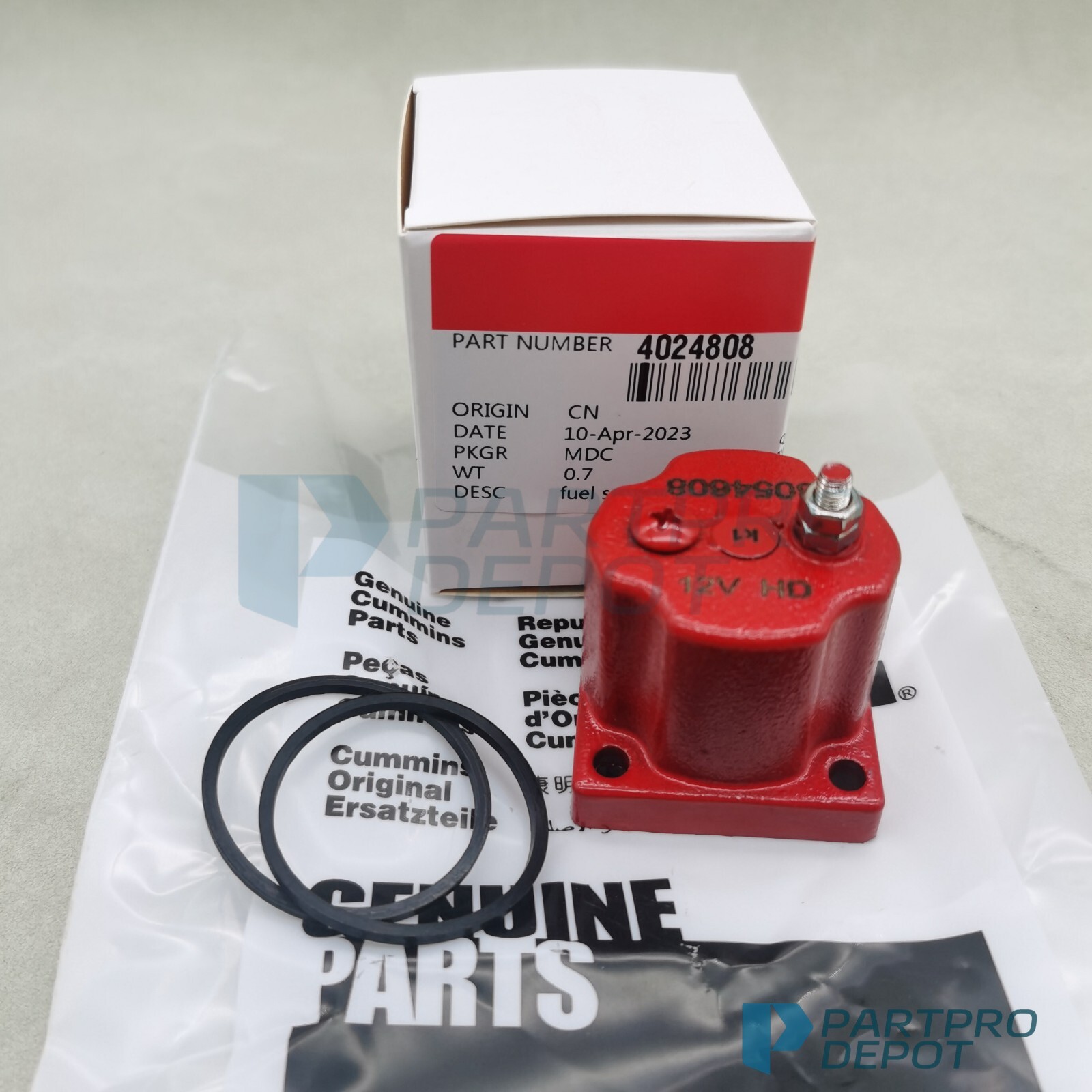 4024808 Fuel Solenoid Coil Fit Cummins PTG Fuel Systems 3054608