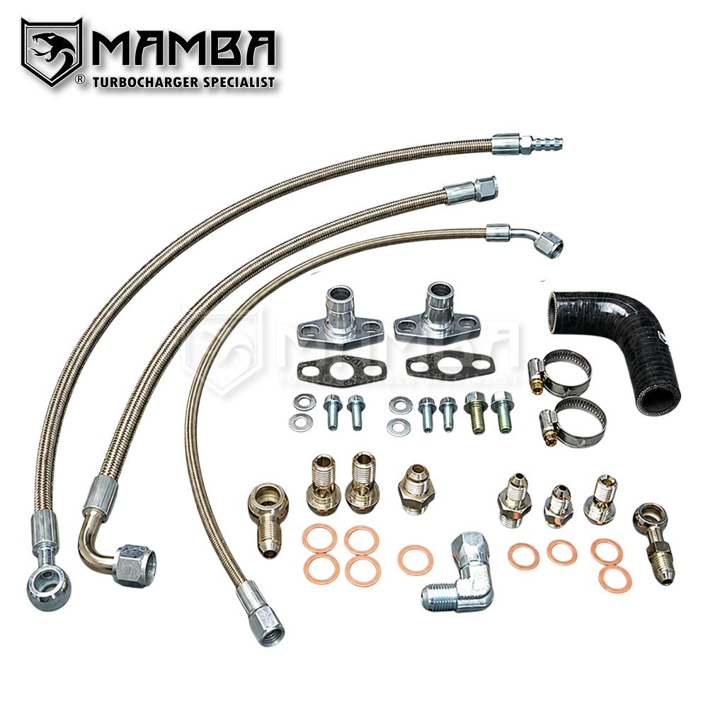 Ford Focus III ST 2L Ecoboost turbo oil water line for ATP GTX2867R GTX3071R
