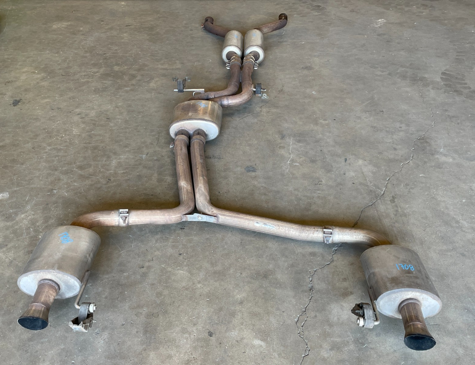 2013 2014 2015 Audi RS5 B8.5 AWE Tuning Exhaust Muffler Assembly 4.2L 1708