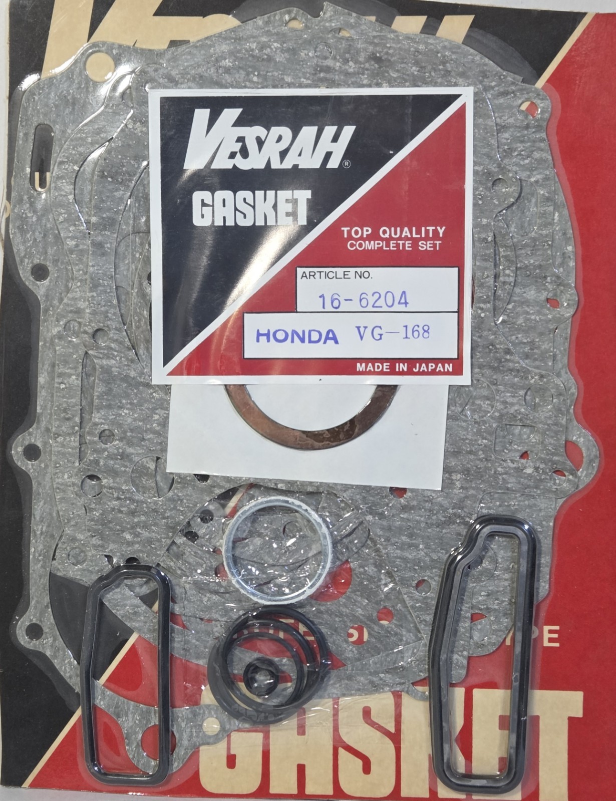 1 Vesrah VG-168 Complete Engine Rebuild Gasket Set 1966-1979 Honda CT90 Trail 90
