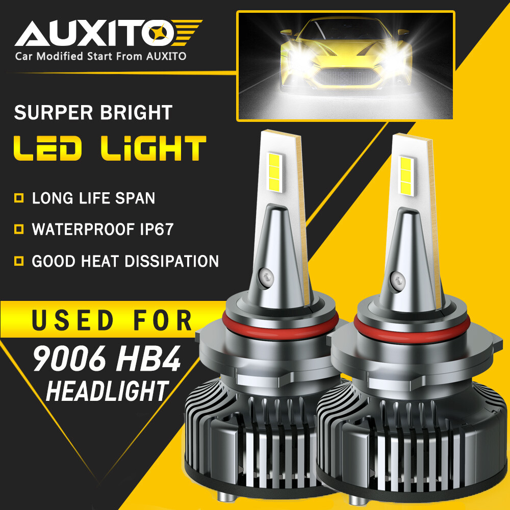 AUXITO 9006 LED Headlight Bulb Low Beam CANBUS Error Free Super Bright Y13 EOA