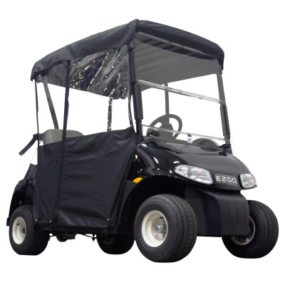 OEM EZGO RXV Poly Enclosure Three Sided Weatherproof Black PF11352 For Golf