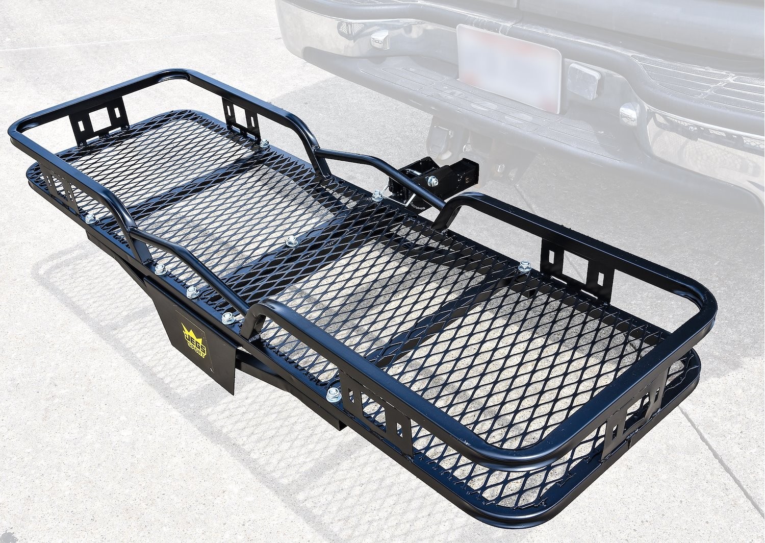 JEGS Hitch-Mount Cargo Carrier Rack fits 2 in. Receiver Hitches, 500 lb.