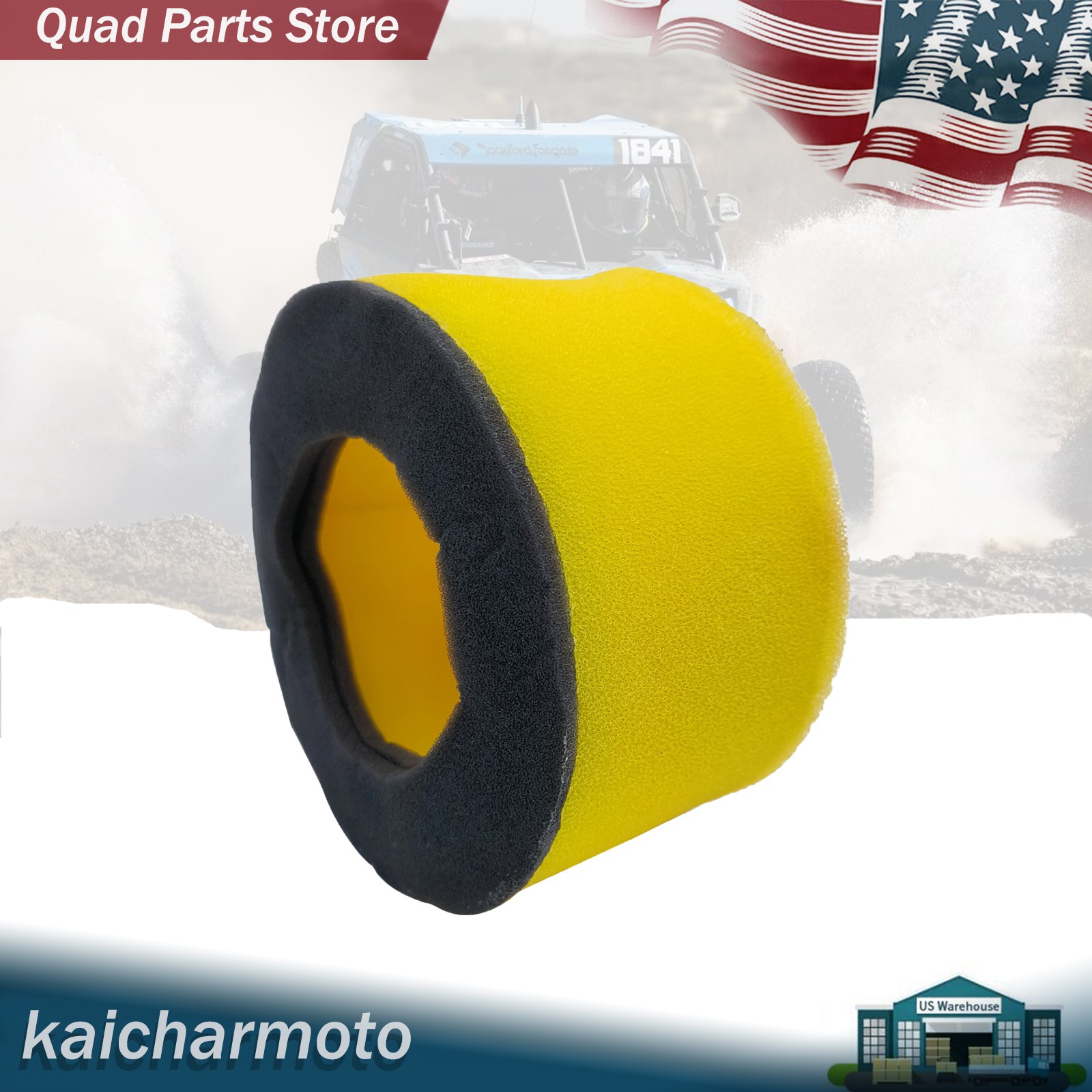New Air Filter Element for 1998-2002 Suzuki LT-A LT-F 500 13780-09F00 US New Air Filter Element for 1998-2002 Suzuki LT-A LT-F 500 13780-09F00 US