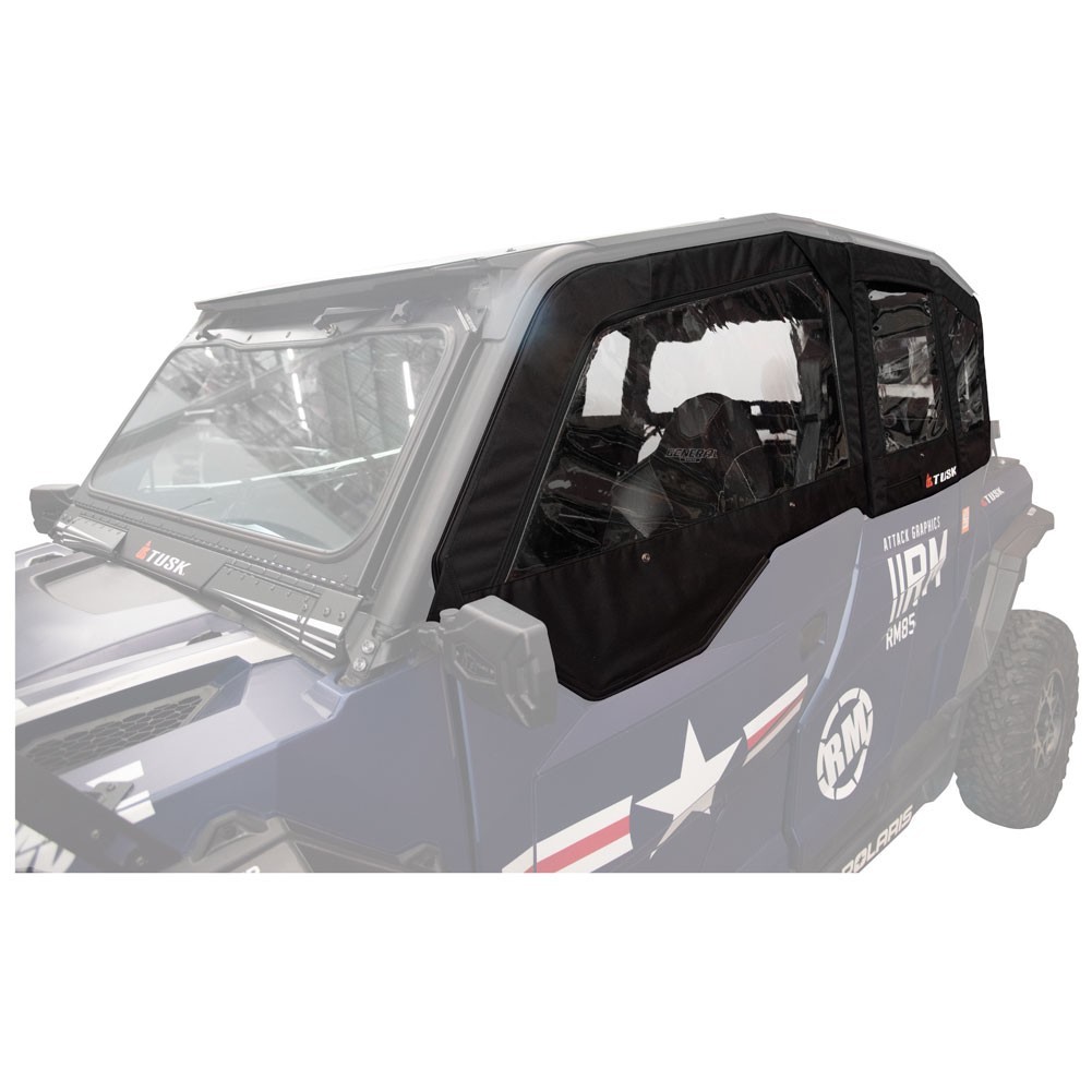Tusk Soft Upper Doors for Polaris General 4 1000 2017-2021 / XP 4 1000 2020-2026 Tusk Soft Upper Doors for Polaris General 4 1000 2017-2021 / XP 4 1000 2020-2026