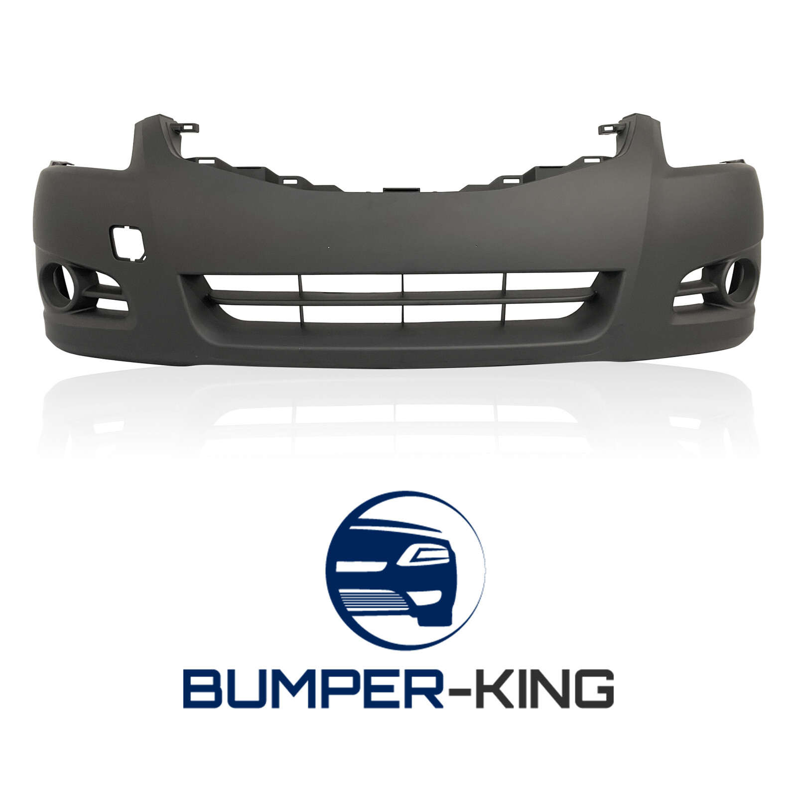 BUMPER-KING Primered Front Bumper Cover Fascia for 2010-2012 Nissan Altima Sedan