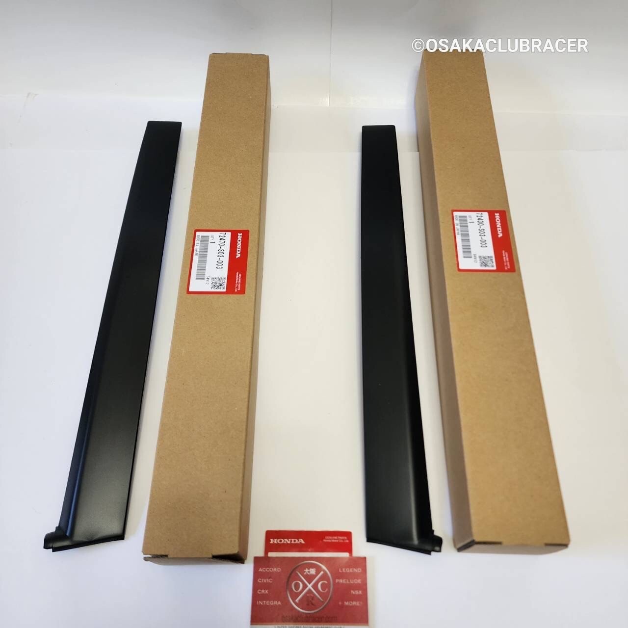 Genuine OEM 96-00 Honda Civic Hatchback B-Pillar Garnish Trim Door Molding EK EJ